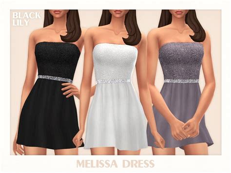 Melissa Dress Sims 4 Clothing Female Clothing Ariana Grande Outfits