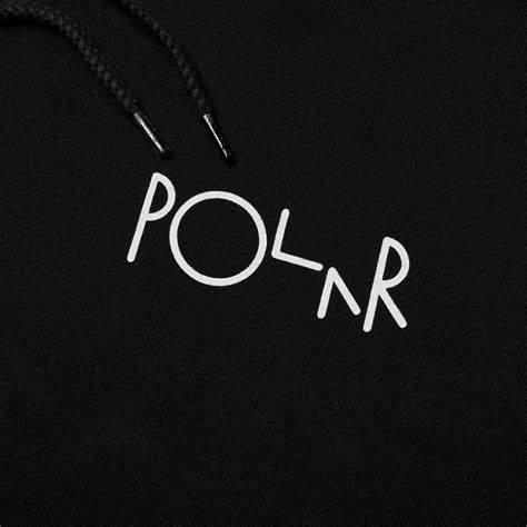 Polar Skate Co 3 Tone Fill Logo Hoody Black End Us