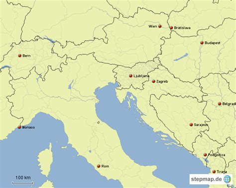 Für einen transport von österreich nach italien? Österreich - Italien von buchmann705 - Landkarte für ...