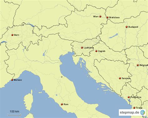 Österreich - Italien von buchmann705 - Landkarte für ...