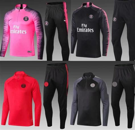 11teamsports ★★★★★ deutschlands größter fußball shop günstige preise schnelle lieferung große auswahl fußballschuhe und sportbekleidung alles für die. 2019 PSG Pink Adult Soccer Tracksuit Set 2018 2019 Paris ...