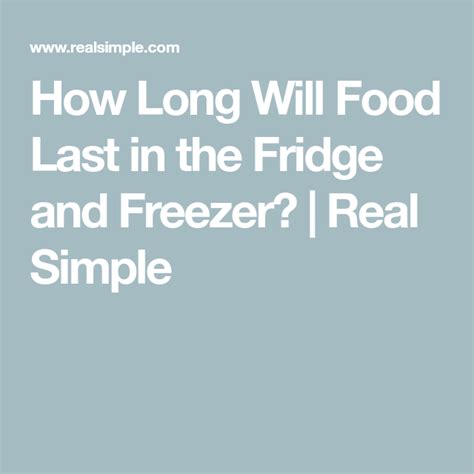 This is a fridge with a proper temperature of 40° f (4° c). How Long Will Food Last in the Fridge and Freezer in 2020 ...