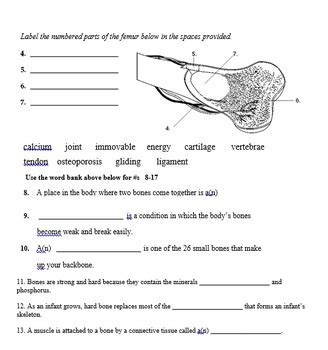 The muscular system consists of about 700 muscle organs that are typically attached to bones across a joint to produce all voluntary movements. Study guide for Muscular Skeletal system with answer key | TpT