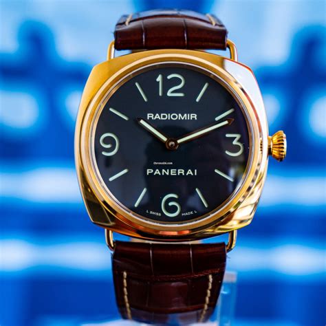 Panerai Radiomir Rose Gold 45mm Black Dress Watch Pam 231 Für 11746