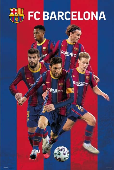 Fc Barcelona Group 20202021 Poster Plakat Kaufen Bei Europosters