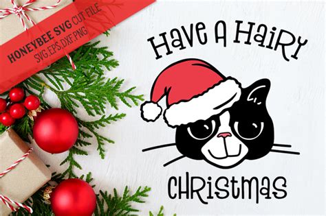 Have A Hairy Christmas By Honeybee Svg Thehungryjpeg