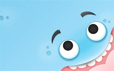 Funny Blue Monster Wallpapers