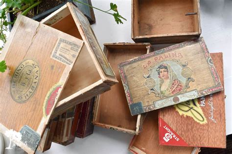Diy Vintage Cigar Box Craft Ideas Lora Bloomquist~create And Ponder