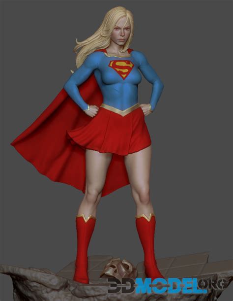 3d Model Prime 1 Studio Supergirl Statue Printable