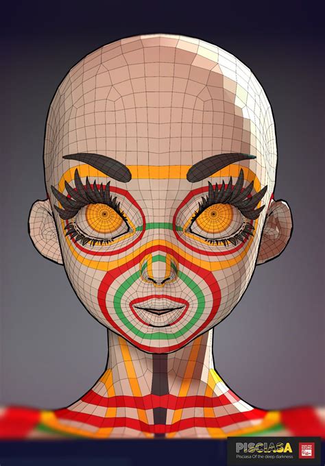 3d Model Character Character Modeling Character Concept Character Art Face Topology 3d