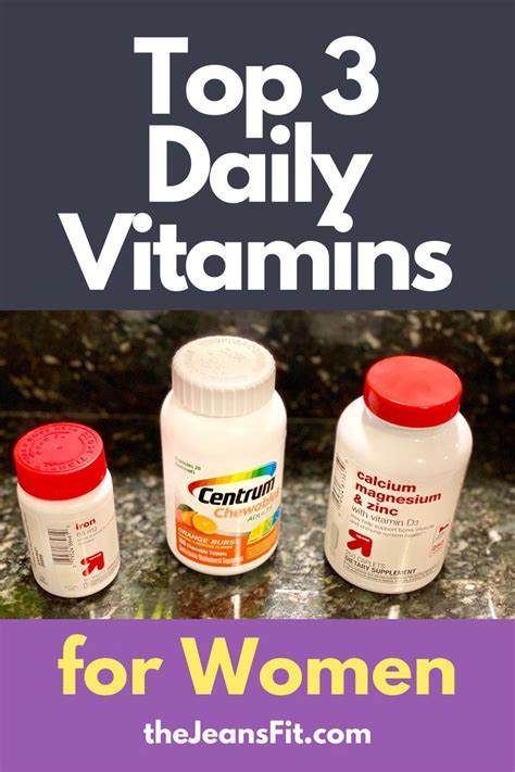 This vitamin is ideal for women who are pregnant, according to phelps. The Top 3 Vitamins for Women to Take Daily in 2020 | Daily ...