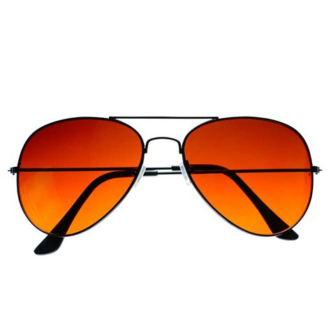 Orange Frame Sunglasses Iron Garden Decor