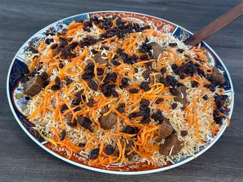 Afghan Brown Rice Kabuli Palaw Halfghan Food Remix