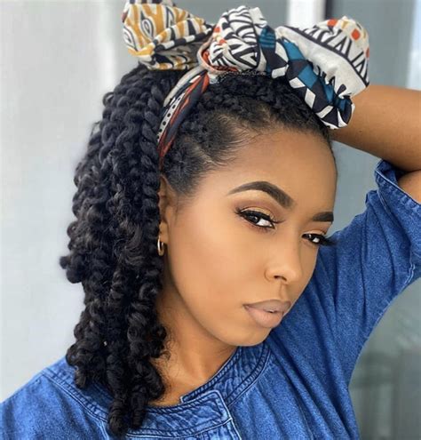 The Perfect Protective Style😍 ⁣ ⁣ These Juicy Twists And Bow On