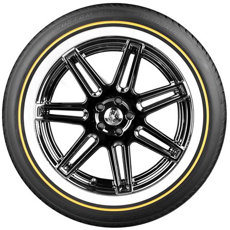 Vogue Tires White And Gold Free Shipping