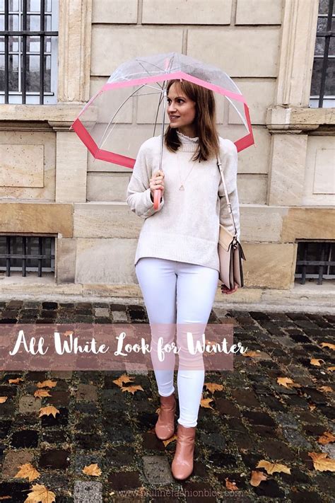 How To Wear White In Winter Outfit Bekleidungsstile Modestil