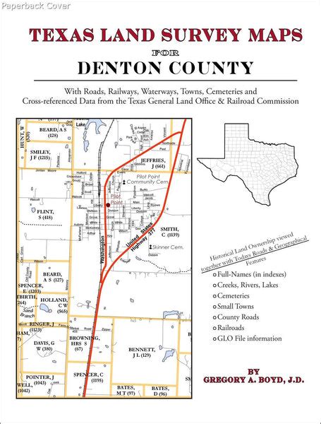 Texas Land Survey Maps For Denton County Arphax Publishing Co