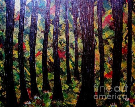 Whimsical Painting Whimsical Forest Greeting Card For Sale By Priyanka