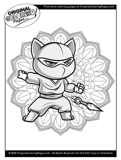ninja animals coloring pages coloring pages original coloring pages