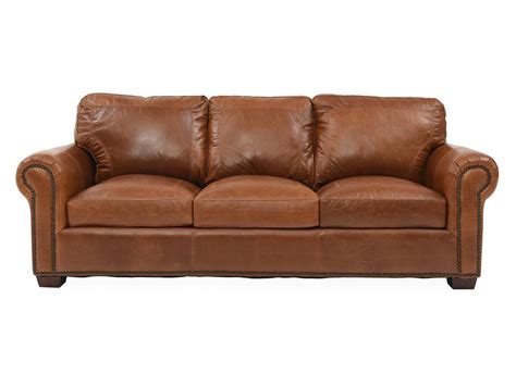 Roland Top Grain Leather Sofa Weirs Furniture