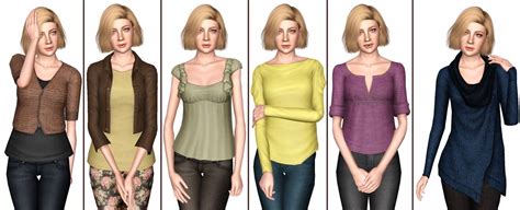 Clothing For Elder Sims Simplex Sims Sims Clothes Tops