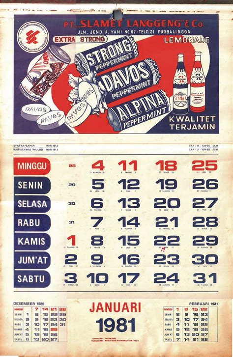 Kalender Jawa Tahun 1994 Lengkap Dengan Weton Ruang Ilmu