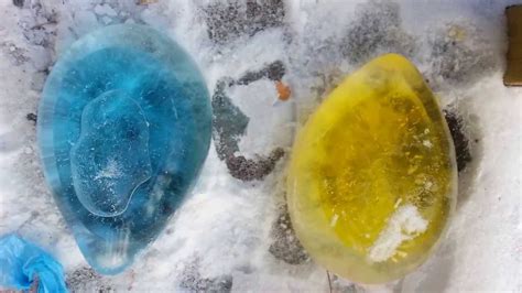 Large Frozen Water Balloons Part 2 Youtube
