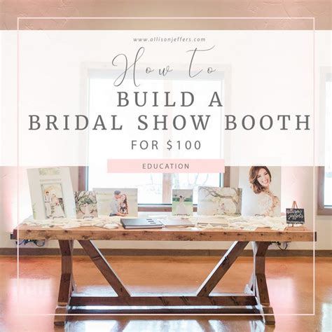 Simple Photography Bridal Show Booth Diy For 100 Backdrop