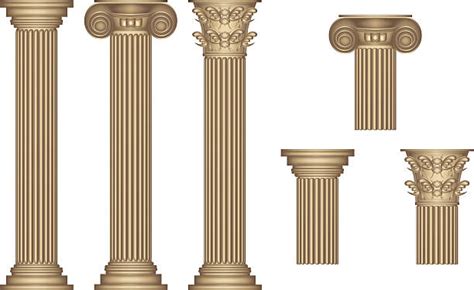 Architectural Column Clip Art Vector Images And Illustrations Istock