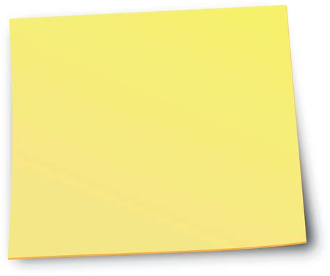 Free Post It Note Png Images With Transparent Backgrounds