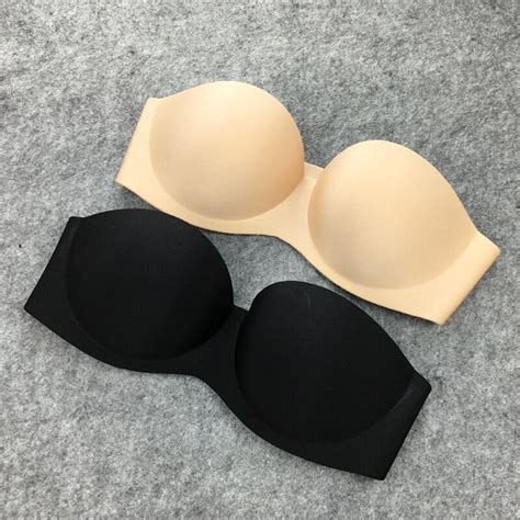 Fatimu Strapless Sexy Seamless Push Up Bras For Women Underwear Gather