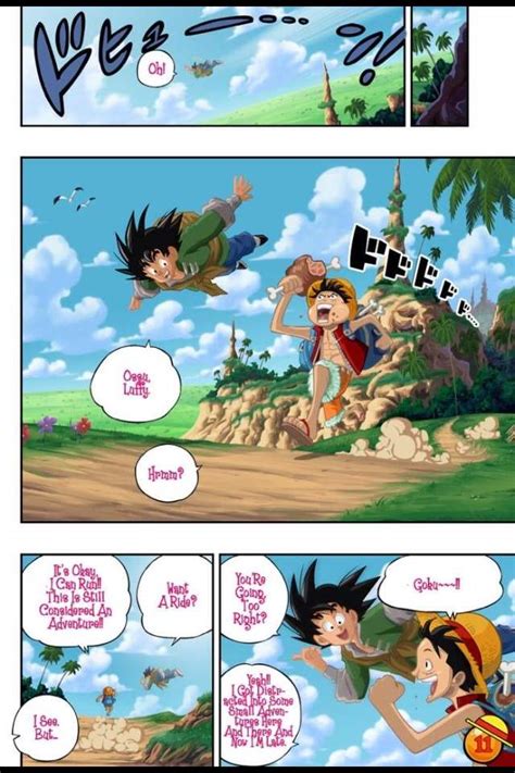 Dragon Ball One Piece Crossover☠ Anime Amino