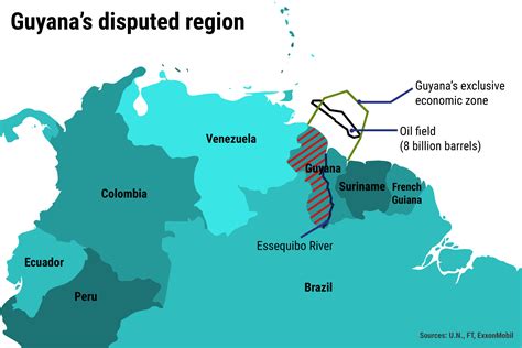 Map Shows Region Venezuela Has Voted To Take From Guyana Middle East