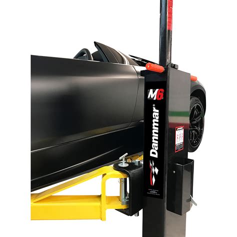 Mohawk lifts > browse vehicle lifts > 2 post vehicle lifts with capacities from 10,000 to 30,000 lbs. Dannmar 2-Post Portable Car Lift Low Ceiling — 6000Lb ...