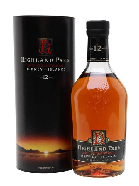 Highland Park 12 Year Old Bot1990s Scotch Whisky The Whisky Exchange