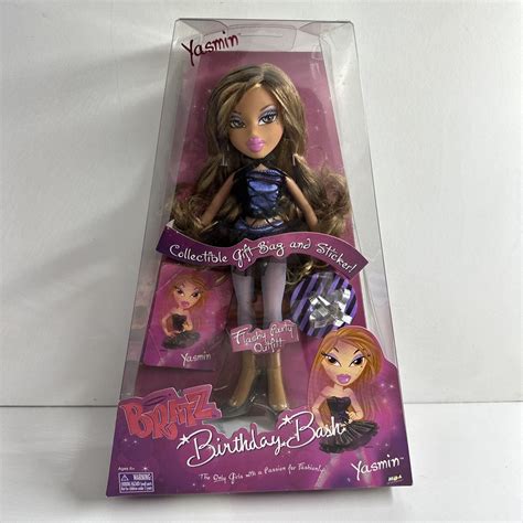 Rare Bratz Doll Birthday Bash Yasmin 2005 Mga New In Box Collectable