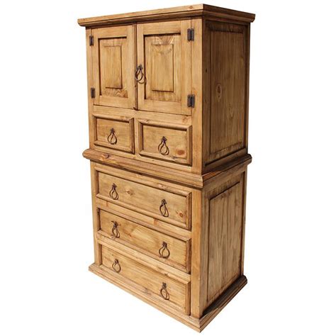 A wide variety of styles, sizes and materials allow you to easily find the perfect dressers & chests for your home. Rustic Pine Collection - Tall Tonala Dresser - COM27