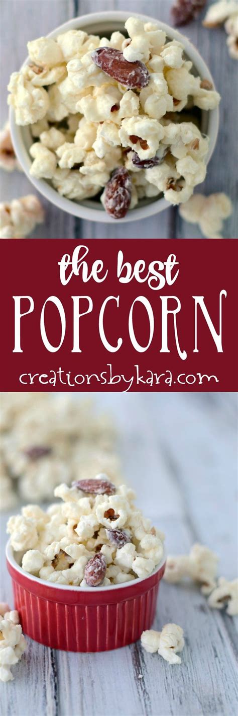 White Chocolate Popcorn Takes About Five Minutes To Make And It Is