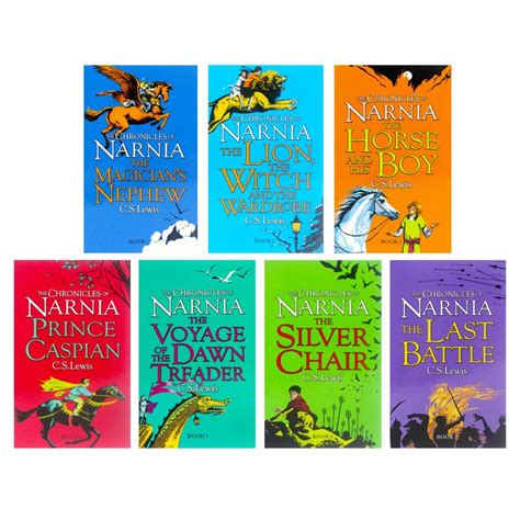 The Chronicles Of Narnia Collection Cs Lewis 7 Books Box Set Pack Vo
