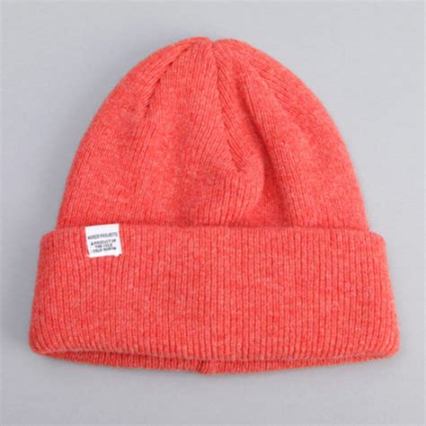 Hat Beanie Coral Winter Outfits Orange Beany Red Reddish Pink Beanie Knitted Beanie