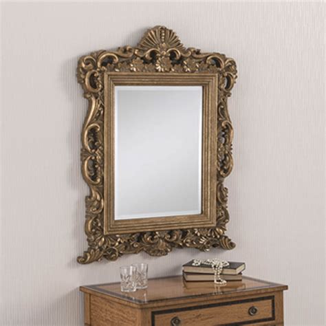Decorative Antique French Style Gold Ornate Wall Mirror Hd365