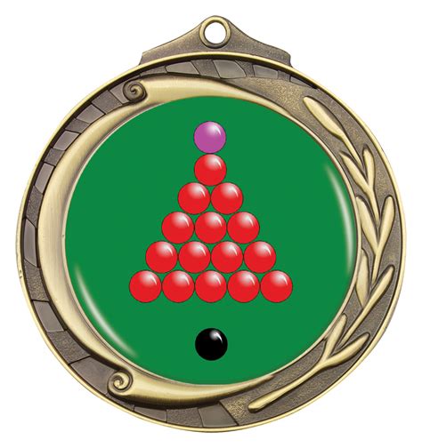 Wreath Medal Snooker Launceston Trophies