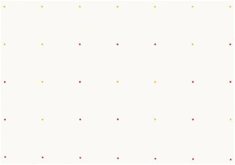 A White Background With Red And Yellow Dots