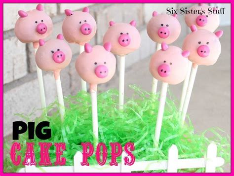 Pig Cake Pops Cake Ideas 🎂 Pig Cake Pops Piggy Cake Pig Cake