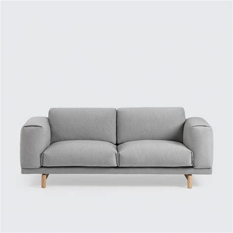 While its materials, such as solid oak legs and kvadrat upholstery, makes it a grand addition to your living room, lobby area or hotel. NT - Rest sofa | Muuto