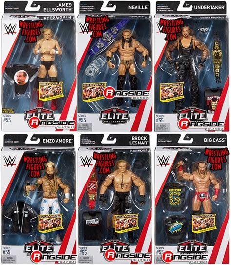 Wwe Elite 55 Toy Wrestling Action Figures By Mattel This Set Includes