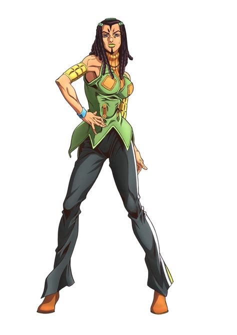 Stone Ocean Character Artwork Of Ermes Costello Foo Fighters Emporio