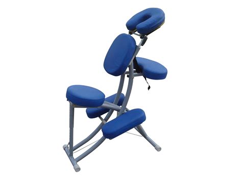 Chaise De Massage En Aluminium Praxiline Bleu Marine à 23900