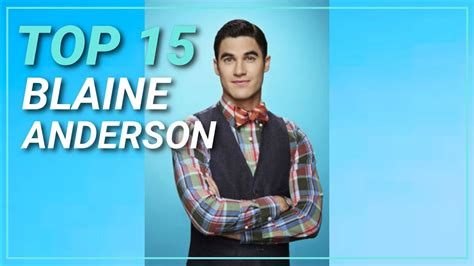 Glee Top 15 Blaine Anderson Solos Hd Youtube