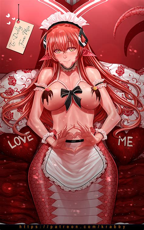 Miia S Tempting Valentine S Day Commission By Krabby Hentai Foundry